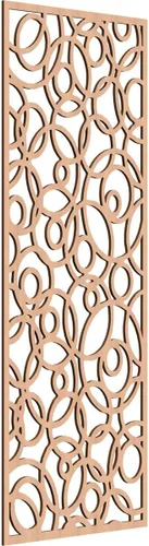 Miniatura 81 de Latrobe Paneles de pared decorativos de madera con calado, 9 3/8 pulgadas de ancho x 24 3/8 pulgadas de alto x 3/8 de alto, roble rojo rojo (Red Oak)