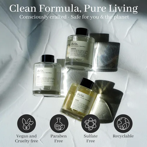 Miniatura 7 de Duša Baies Difusor de varillas perfumadas y varillas – Fragancia esencial para el hogar de 5 onzas líquidas para baño, oficina y espacios de estar