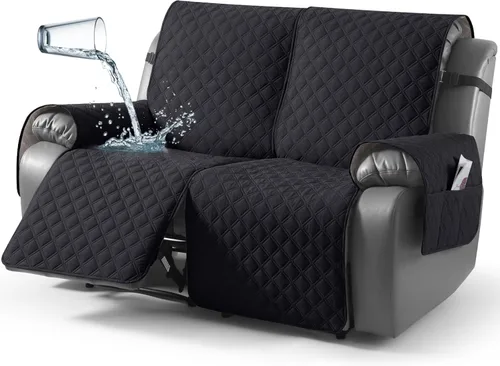 Miniatura 19 de TAOCOCO - Funda antideslizante para silla reclinable, funda para sofá, funda para silla reclinable pequeña con correas elásticas, protector