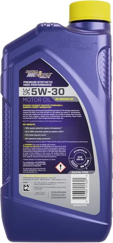 Miniatura 2 de Aceite de motor sintético de alto rendimiento Royal Purple API-Licensed SAE 5 W-30. Garrafón de 1 galón.