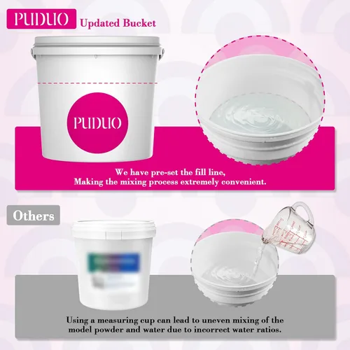 Miniatura 2 de Puduo Kit de Moldeo de Manos para Parejas o Familia, Molde de Mano de Yeso DIY Kit de Escultura de Recuerdo, Regalos para Ella, Niños, Bodas