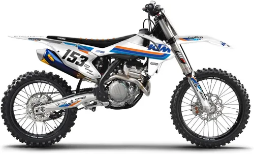Miniatura 3 de Enjoy MFG Gráficos - Compatible con KTM 2016-2018 SX-SXF 125-450 ICON Motocross Graphics Dirt Bike Calcomanía gráfica