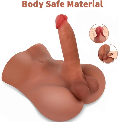 Miniatura 4 de Muñeca sexual masculina con consolador flexible y realista para adultos, juguetes sexuales para mujeres, muñecas sexuales, consoladores grandes