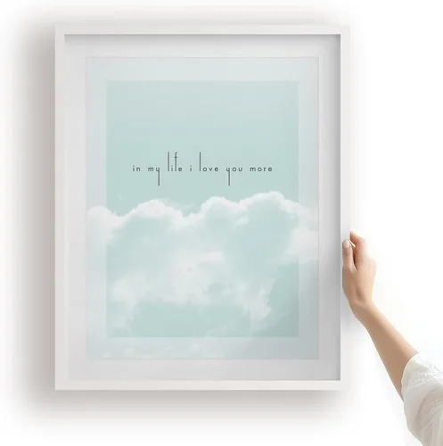 Miniatura 4 de Beatles In My Life - Impresión artística de la letra de la canción, regalo romántico para boda o aniversario, marido, esposa, pareja