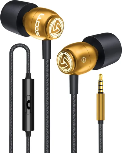 Miniatura 21 de Auriculares con cable Ludos Clamor, auriculares intraaurales, 5 años de garantía, auriculares con micrófono, auriculares con aislamiento de ruido