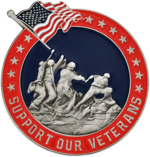 Miniatura 26 de PinMart Pin de veterano – Pin patriótico americano de solapa o sombrero – Orgulloso de ser retirado ejército, marina, fuerza aérea o cuerpo