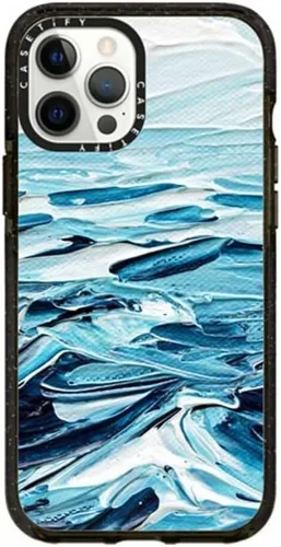 Miniatura 77 de Funda CASETiFY Impact para iPhone 12 Pro Max - Blanco Nubes - Negro Claro Nubes Blancas