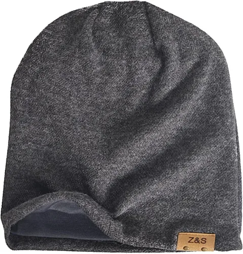 Miniatura 58 de FORBUSITE Gorro de punto largo holgado para hombre para verano e invierno, de gran