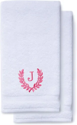 Miniatura 174 de Toallas de mano decorativas y con monograma para baño, cocina, maquillaje Regalo personalizado para boda-nupcial Toalla turca de lujo