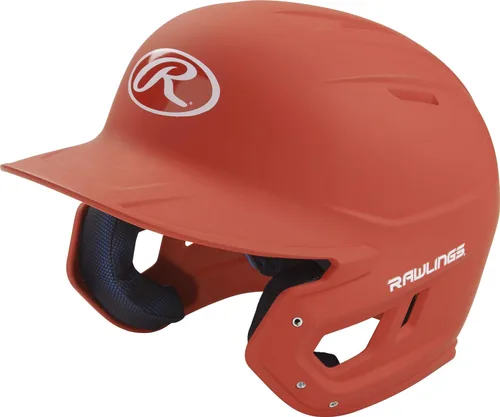 Miniatura 39 de Rawlings Casco de bateo de béisbol MACH Mate Tallas JR y SR Múltiples colores bermellón brillo