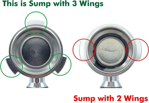 Miniatura 4 de Conjunto de mango de filtro portafiltro de sumidero 5513200369 con cesta de filtro de 2 tazas para Delonghi Dedica Espresso EC680, EC685, EC695