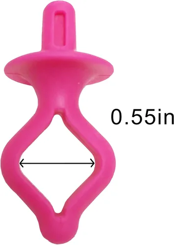 Miniatura 4 de HimaPro Soportes de carrete de hilo de silicona para evitar que las colas de rosca se desenrollen, no más extremos sueltos (60 soportes en un cubo)