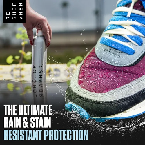 Miniatura 9 de RESHOEVN8R Spray protector de zapatos – Lluvia y manchas – (6.5 onzas) – Spray impermeable para zapatos, secado rápido, sin productos químicos