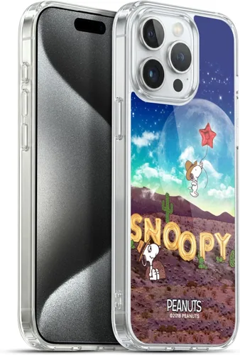 Miniatura 80 de Head Case Designs Funda de gel con licencia oficial de Peanuts Nebula Cactus Needles Snoopy Space Cowboy [protección de grado militar] compatible