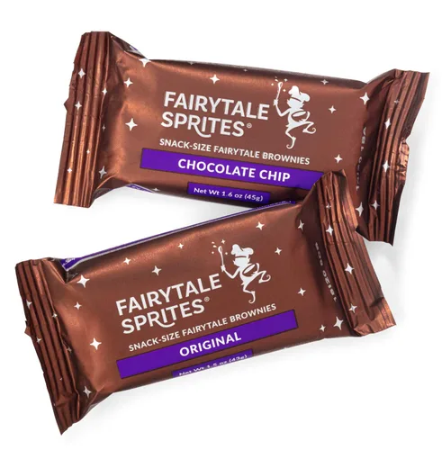 Miniatura 2 de Fairytale Brownies Sprite SF216 - 16 canastas de regalo de chocolate gourmet envueltas individualmente, brownies de 3 x 1.5 pulgadas, 16 piezas
