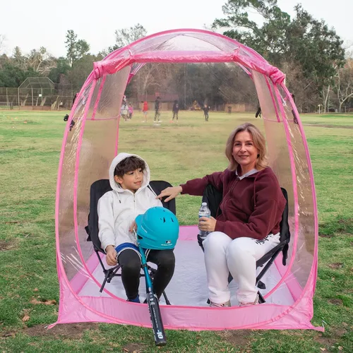 Miniatura 16 de All Weather Proof Pod Sports Tent,Outdoor Weather Tent Sports Pod Pop Up Shelter with Sealed Floor,Clear Tent for Sport Event,Camping,Fishing 8