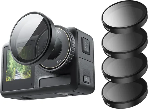 Juego de filtros de lente de cámara para DJI Action 5 Pro Action 4 Action 3,4-Pack CPL ND32 ND16 ND8 Polarización de densidad neutra HD filtro