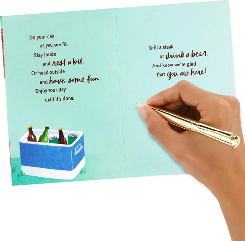 Miniatura 6 de Hallmark Tarjeta de cumpleaños para hombre (Barbacoa) (5RZB2036)