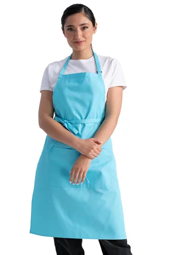 Chef Works Delantal de carnicero unisex, turquesa, talla única