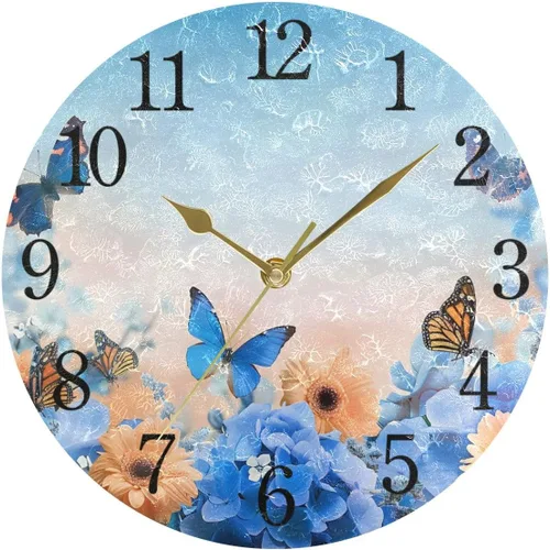 Miniatura 5 de Bathing Capybara Pattern Wall Clock Decorative Hanging Clock Silent Non Ticking Square Clock for Living Room Kitchen Bedroom