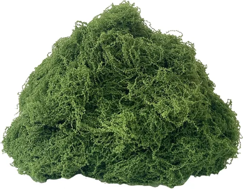 Miniatura 8 de KEYUSHOP Musgo verde falso para plantas en maceta, 5.3 onzas, musgo de reno preservado, musgo artificial decorativo para bricolaje, centros de mesa