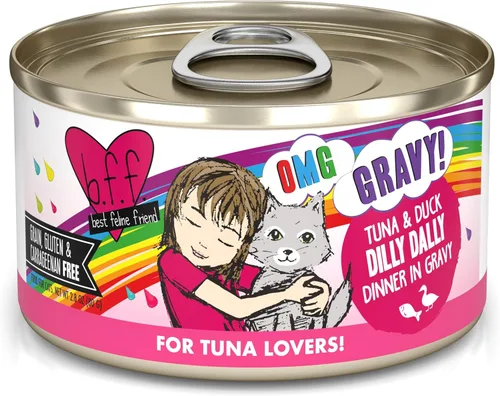 Miniatura 13 de Weruva B.F.F. OMG - Best Feline Friend Oh My Gravy!, Chicken Cloud 9 con pollo en salsa, lata de 2.8 onzas (paquete de 12)