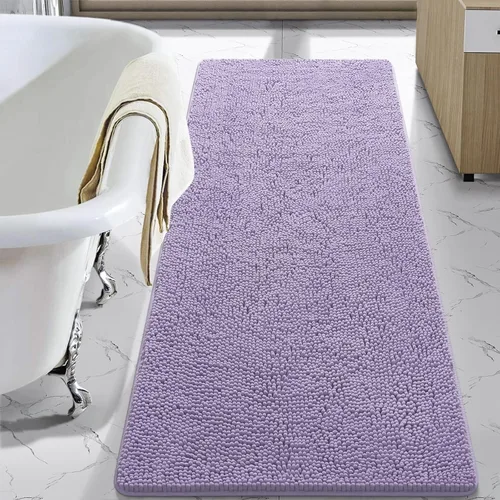 Miniatura 24 de LOCHAS Alfombra de Baño de Lujo Lanuda Tapete de Baño 24 x 17 Pulgadas, Alfombras de Baño Lavables Antideslizantes para Baño y Ducha, Alfombras