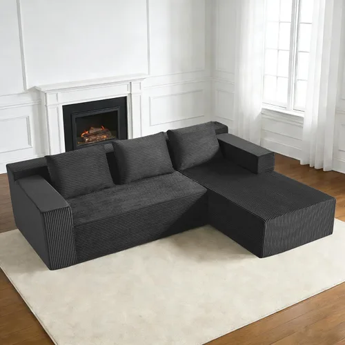 Miniatura 14 de Nigoone Sofá cama plegable de espuma viscoelástica con cojín, silla reclinable, sofá cama individual convertible para invitados, futón, funda Azul