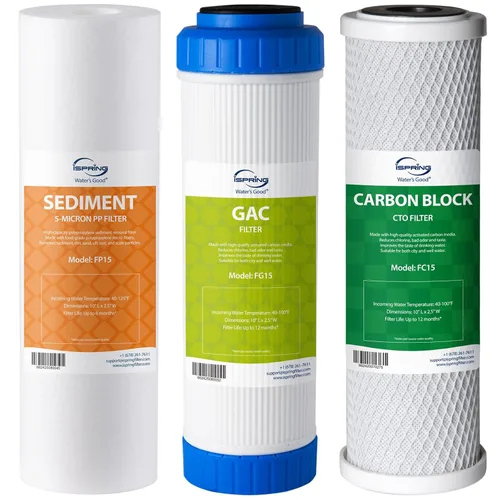 Miniatura 9 de Sistema de Filtración de Agua iSpring US31 para Beber, Certificado NSF, Filtros de Agua de 3 Etapas, Sin Tanque, Sistema de Filtro de Agua de Alta