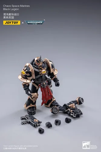 Miniatura 6 de Pipigirl JoyToy con licencia original de Warhammer 40K, figuras de acción de soldado a escala 1/18, modelos de guerrero extremo militar del ejército