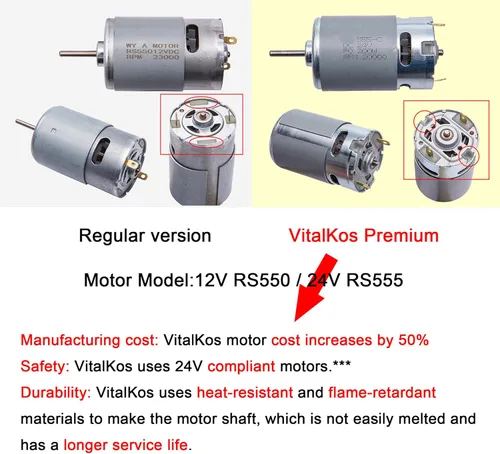 Miniatura 4 de Caja de cambios mejorada, 2 unidades, 12 V, RS550, 40000 RPM, para ruedas eléctricas, kit de actualización de motor, motocicletas, equipo de alta