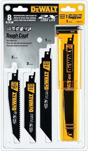 Miniatura 8 de DEWALT Hojas de sierra recíproca, bimetálicas, juego de 6 piezas (DW4896)