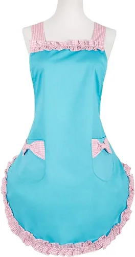 Miniatura 4 de RosieLily Retro Aprons for Women with Pockets Vintage Apron Kitchen Apron for Cooking Baking Cute