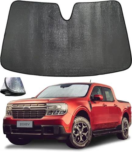 Miniatura 50 de Parasol para parabrisas para BMW X3 2018-2024, 5 capas de burbujas, plegable, grueso, accesorios de protección para visera frontal, bloquea el calor
