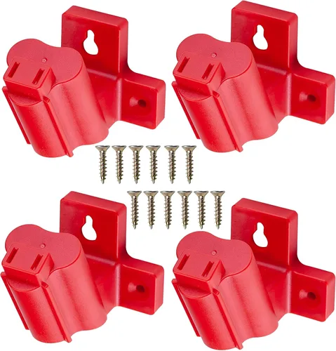 Paquete de 4 soportes para herramientas compatibles con Milwaukee 12V Taladro Herramienta Colgador Almacenamiento de Herramientas Eléctricas
