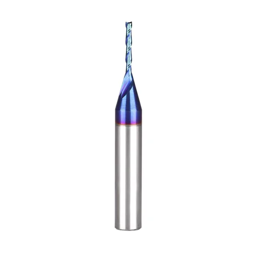 Brocas de enrutador CNC en espiral con corte ascendente de 1/16 pulgadas, brocas CNC de vástago de 1/4 de pulgada, fresas de carburo sólido para