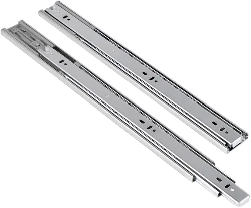 Miniatura 6 de Knobonly - 4 pares de cajones de 12 pulgadas de cierre suave montados en los laterales, 3 pliegues, extensión completa, cajones de tocador