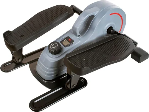 Sunny Health & Fitness Under Desk Elliptical Machine, Portable Sitting or Stand Peddler Exerciser for Seniors Home Office, SunnyFit App Access via