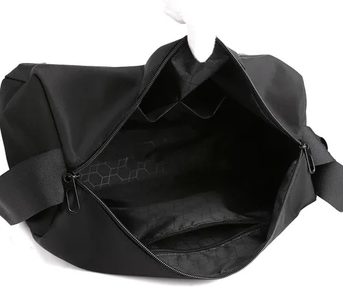 Miniatura 5 de Pequeña bolsa deportiva para gimnasio, bolsa de entrenamiento impermeable, mini bolsa de lona para hombres y mujeres, bolsa de viaje ligera