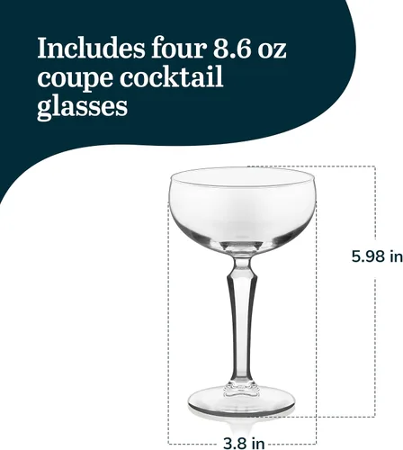 Miniatura 3 de Libbey Capone Speakeasy Coupe - Vasos de cóctel (4 unidades)