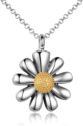 Miniatura 8 de URONE Collares de urna para cenizas de plata de ley 925, concha de abulón, árbol de la vida, joyería de cremación para cenizas, joyería de memoria