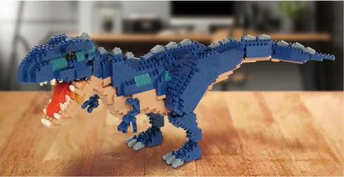 Miniatura 13 de nanoblock - Dinosaurs - Dinosaurio Deluxe Edition Giganotosaurus, kit de construcción de la serie Advanced Hobby