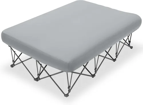 Miniatura 8 de KAMPKEEPER - Cama de Campamento, Camas de Campamento para Adultos, Cama Plegable de Campamento con Colchón de Aire Inflable y Bolsa de Transporte