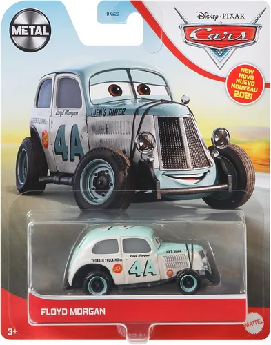 Miniatura 4 de Disney Cars Toys 3 Floyd Morgan Vehículo fundido a presión, multicolor (GBV72)