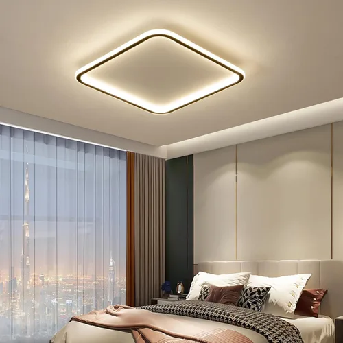 Miniatura 12 de Lámpara de techo de montaje empotrado de 15.7 pulgadas, lámpara de techo LED redonda de 40-60 W, lámpara de techo moderna y delgada, luces de techo