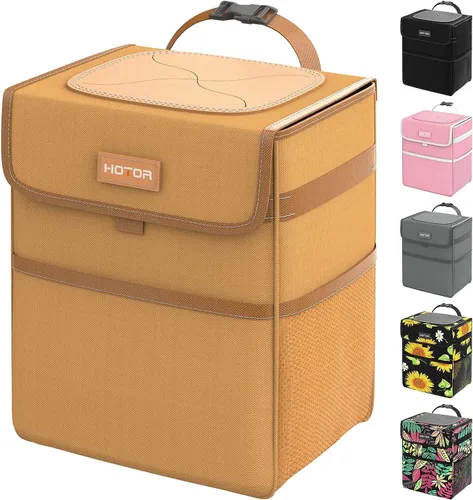 Miniatura 5 de HOTOR Basurero para automóvil: organizador de automóvil a prueba de fugas y bolsa de almacenamiento para la parte trasera/delantera/consola