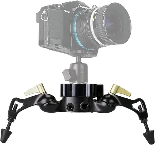 Miniatura 3 de Fotodiox Pro SlideCam - Estabilizador deslizante de video de 600 a 24 pulgadas, deslizador de pista de cámara DSLR, sistema de riel