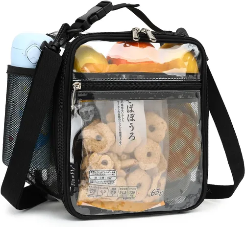 Miniatura 15 de FlowFly Lonchera para niños, bolsa suave aislada, mini hielera para el regreso a clases, kit de bolsa térmica para comidas, para niñas, niños, robot
