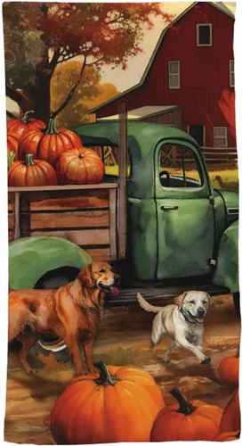Miniatura 22 de Briarwood Lane Toalla de mano de algodón ramo de otoño