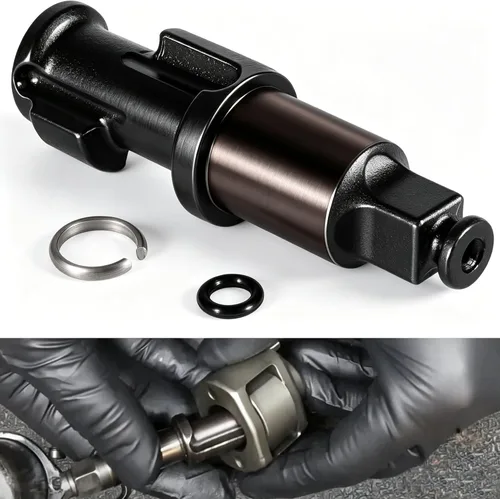 Yunque de repuesto de llave de impacto de 3/8 pulgadas con junta tórica y clip de retención apto para Ingersoll Rand IR2112 e IR2115 reemplaza parte